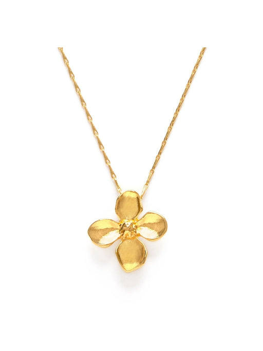 Dogwood Flower Necklace by Amano Studio | Gold Chain Pendant | Light Years