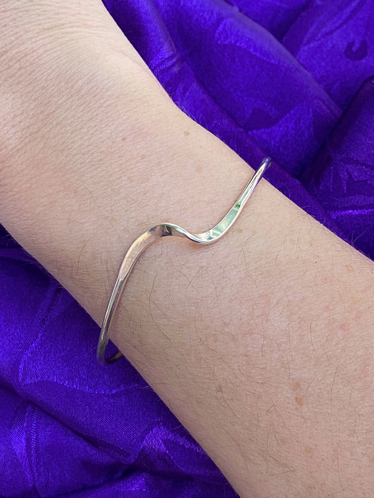 Single Twist Cuff | Sterling Silver Gold Filled Bracelet | Light Years
