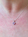 Rose Quartz Heart Necklace | Sterling Silver Chain Pendant | Light Years Jewelry