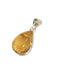 Citrine Cabochon Pendant | Sterling Silver Gemstone Necklace | Light Years