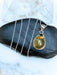 Citrine Cabochon Pendant | Sterling Silver Gemstone Necklace | Light Years