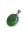 Nephrite Jade Pendant | Sterling Silver Gemstone Necklace | Light Years
