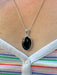 Black Tourmaline Pendant | Sterling Silver Gemstone Necklace | Light Years