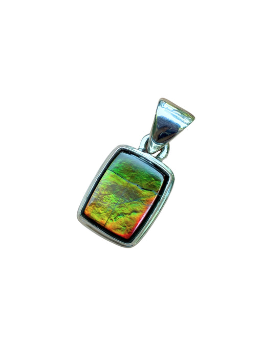 Ammolite Pendant | Sterling Silver Pendant Necklace | Light Years