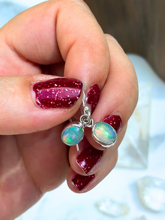 Ethiopian Opal Cabochon Dangles