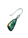 Fire Labradorite Dangles | Sterling Silver Gemstone Earrings | Light Years