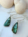 Fire Labradorite Dangles | Sterling Silver Gemstone Earrings | Light Years