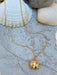 Lily of the Valley Flower Pendant | Bronze Charm Necklace | Light Years Jewelry