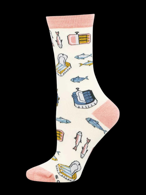 Tin of Sardines Bamboo Socks | Gifts and Accessories | Light Years Jewelry