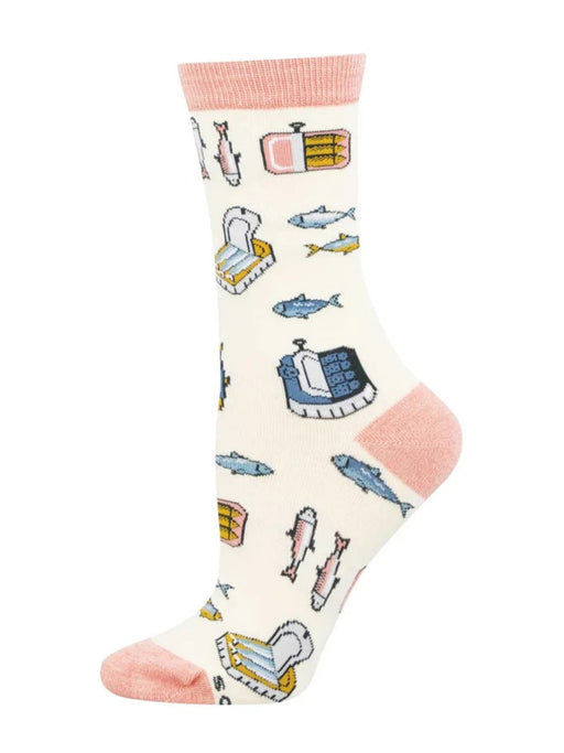 Tin of Sardines Bamboo Socks | Gifts and Accessories | Light Years Jewelry