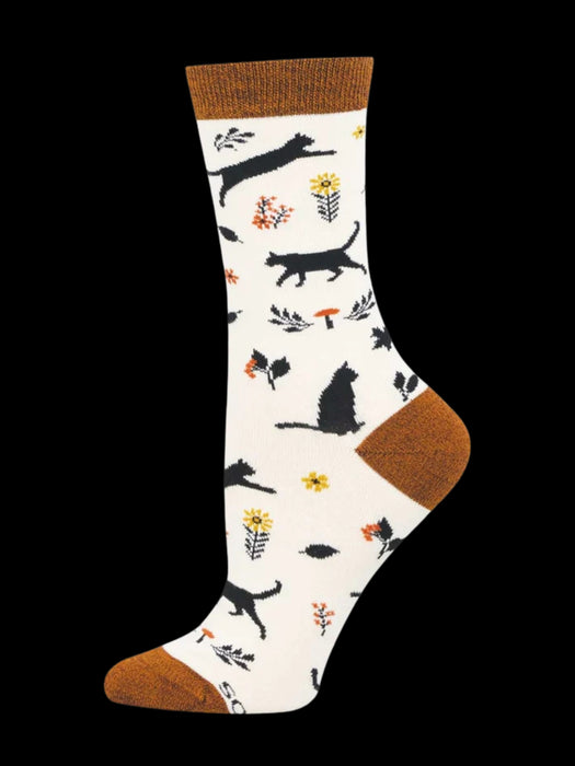 Garden Cats Bamboo Socks | Gifts and Accessories | Light Years Jewelry