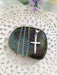 Simple Cross Necklace | Sterling Silver Pendant Chain | Light Years