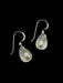 Pearl Petal Drop Earrings | Sterling Silver Dangles | Light Years Jewelry