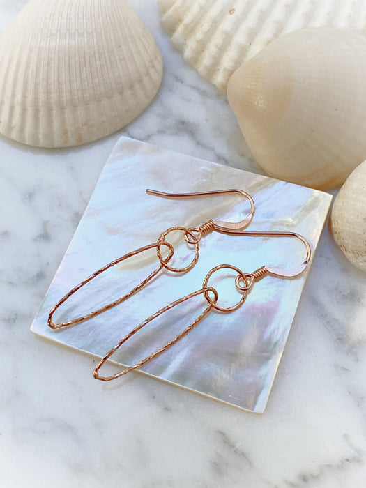 Diamond Cut Oval Dangles