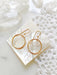 Diamond Cut Circle Dangles | Sterling Silver Gold Filled Earrings | Light Years