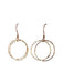 Diamond Cut Circle Dangles | Sterling Silver Gold Filled Earrings | Light Years