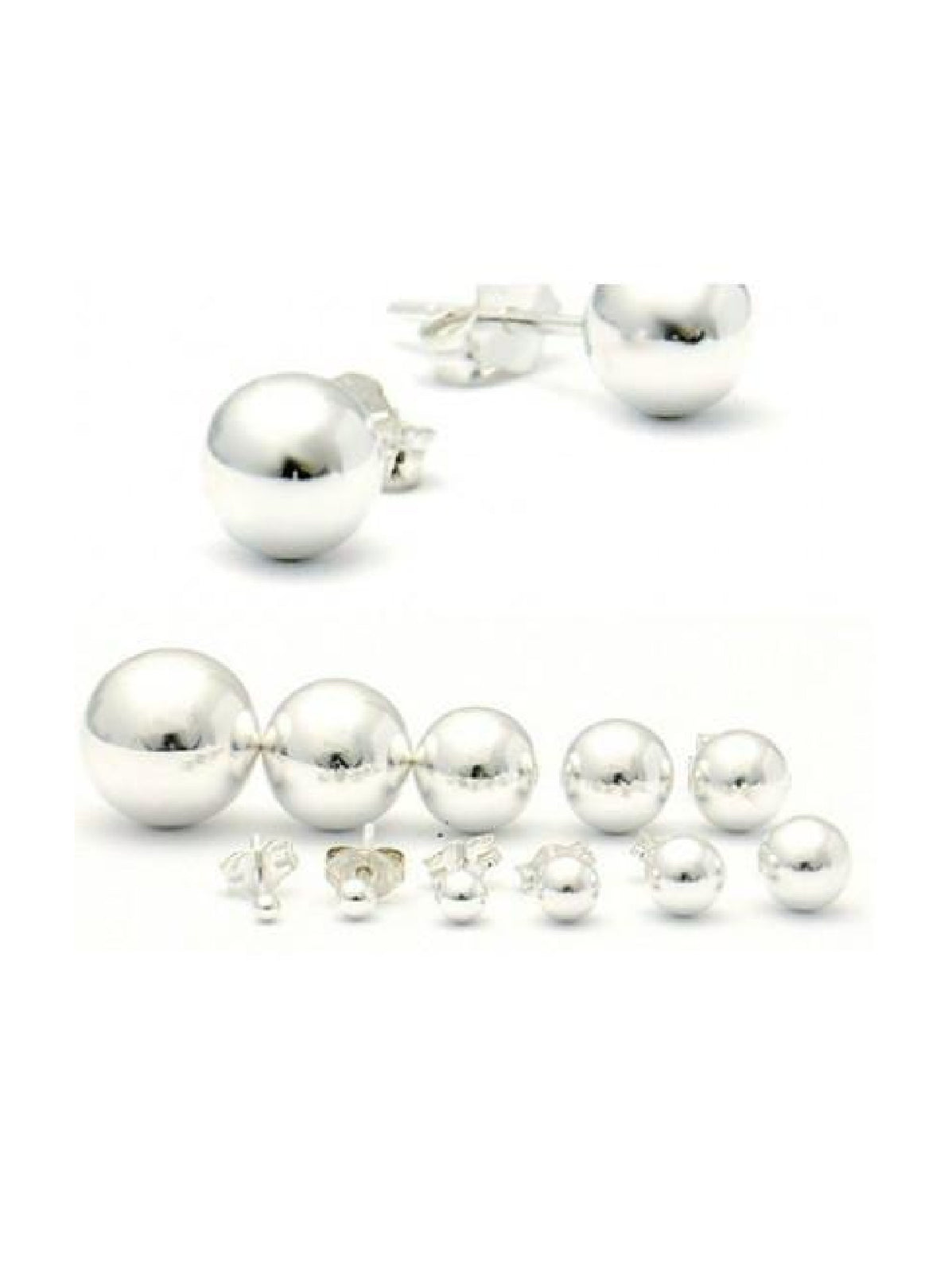 Sterling Silver Ball Post Earrings Stud Earrings Light Years Jewelry