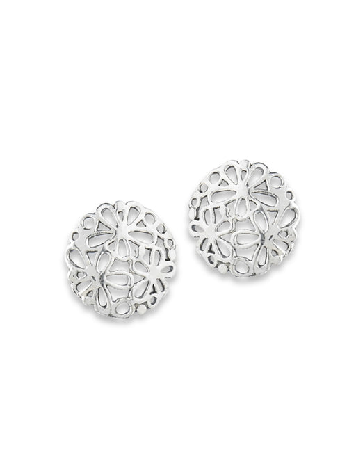 Open Flowers Posts | Sterling Silver Stud Earrings | Light Years