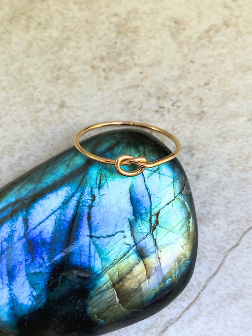 Classic Knot Ring | 14kt Gold Filled Size 3 4 5 6 7 8 9 10 11 | Light Years