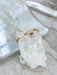 Hammered Gold Toe Ring | 14kt Gold Filled Adjustable Band | Light Years