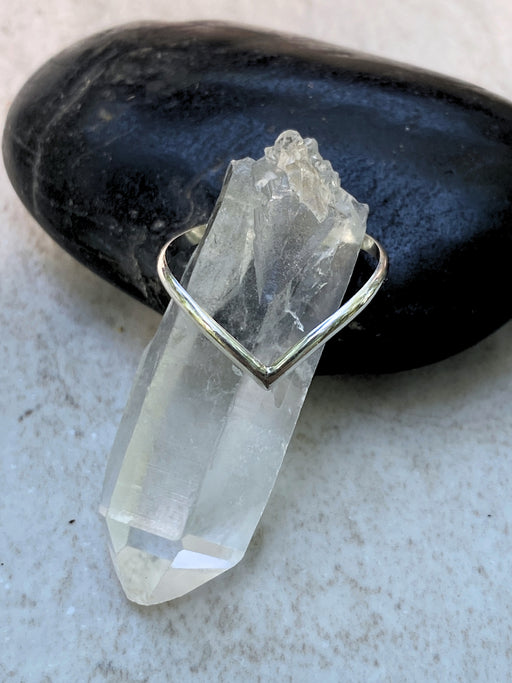 Chevron Ring | Sterling Silver Band Size 3 4 5 6 7 8 9 10 11 | Light Years