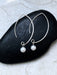 Modern Freshwater Pearl Earrings | Sterling Silver Gold Filled | Light Years