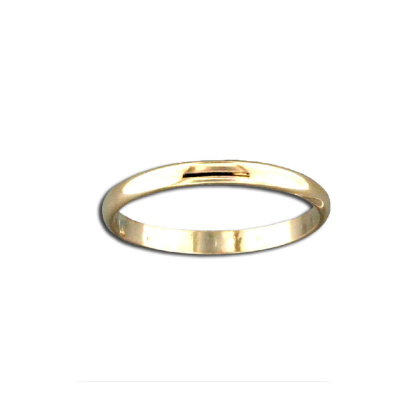 Rounded Gold Filled Band | Size 3 4 5 6 7 8 9 Ring | Light Years Jewelry