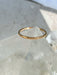 Embossed Swirl Gold Band | 14kt Gold Filled Ring | Light Years Jewelry