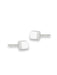Polished Cube Stud Earrings | Sterling Silver Posts | Light Years