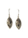 Faceted Pyrite Marquis Dangles | Sterling Silver Stone Earrings | Light Years