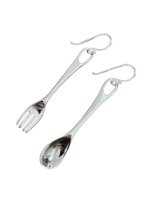 Let's Eat! Dangles | Sterling Silver Statement Earrings | Light Years