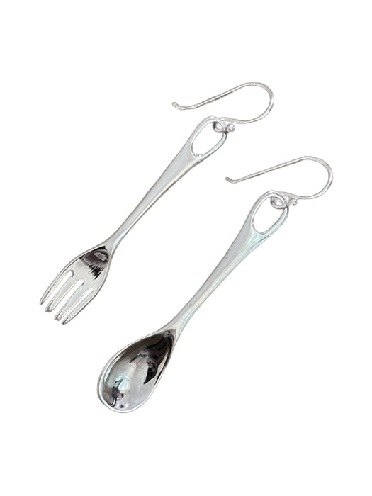 Let's Eat! Dangles | Sterling Silver Statement Earrings | Light Years