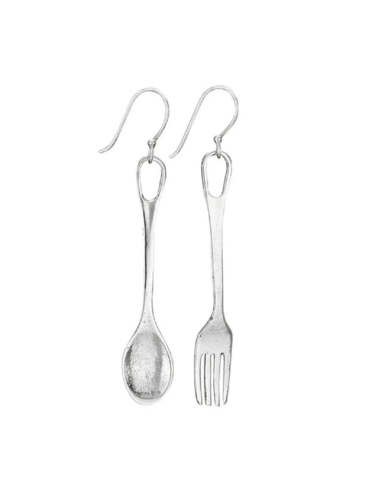 Let's Eat! Dangles | Sterling Silver Statement Earrings | Light Years