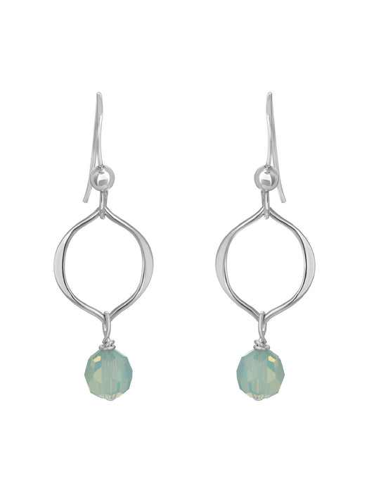Arabesque Drop Dangle Earrings | Sterling Silver Swarovski | Light Years 