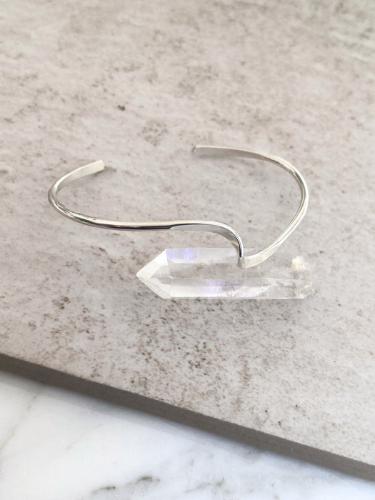 Single Twist Cuff | Sterling Silver Gold Filled Bracelet | Light Years