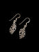 Flower Drop Dangles | Sterling Silver Earrings | Light Years Jewelry