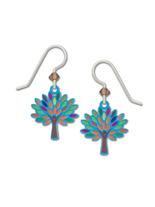 Rainbow Tree Earrings by Sienna Sky | Sterling Silver Earrings | Light Years 