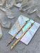 Long Hammered Bars Earrings | Sterling Silver Gold Filled Niobium | Light Years