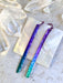 Long Hammered Bars Earrings | Sterling Silver Gold Filled Niobium | Light Years