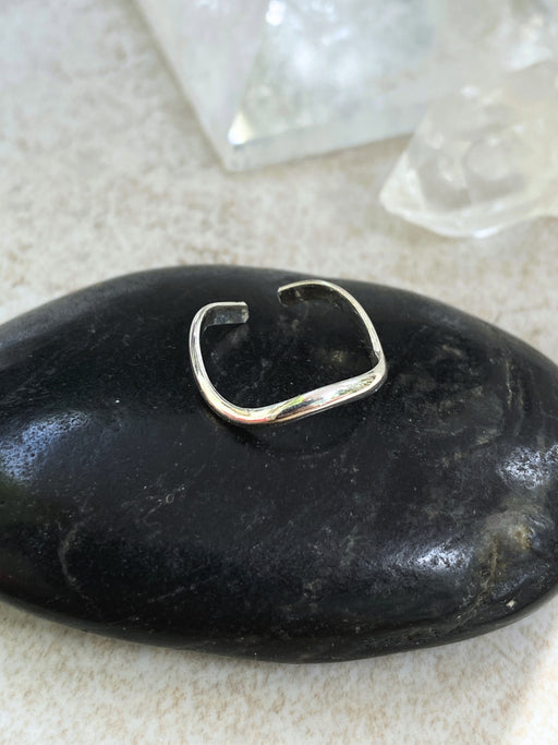 Wavy Band Toe Ring | Sterling Silver Gold Filled | Light Years Jewelry
