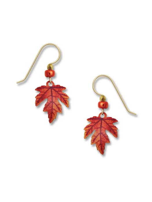 Fall Maple Leaf Dangles Sienna Sky | Gold Filled Earrings | Light Years