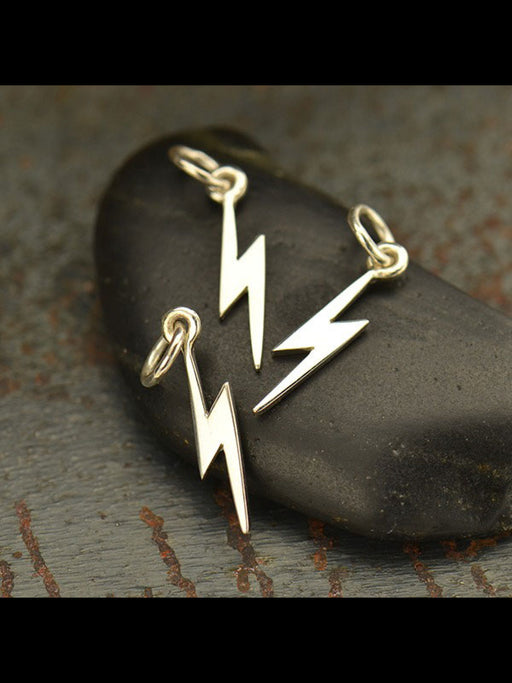Lightning Bolt Necklace | Sterling Silver Pendant Chain | Light Years