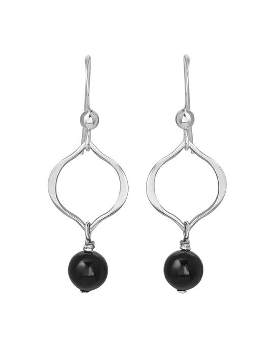 Arabesque Drop Dangle Earrings | Sterling Silver Swarovski | Light Years 