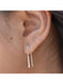 Minimalist Ear Thread Earrings | Sterling Silver or Gold | Light Years