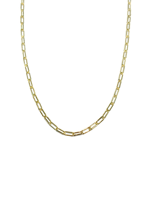 Linked Choker Necklace | Gold Plated Chain | Light Years Jewelry 