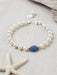 Seaside Kyanite & Pearl Bracelet | Handmade Sterling Silver | Light Years