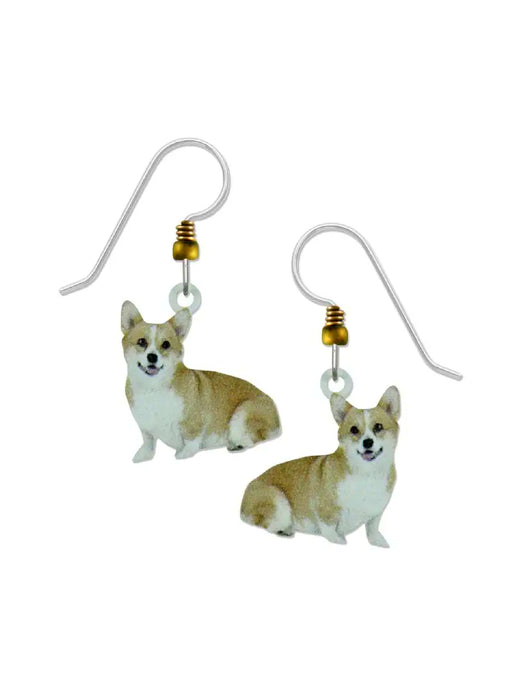 Corgi Dangles by Sienna Sky | Sterling Silver Earrings | Light Years