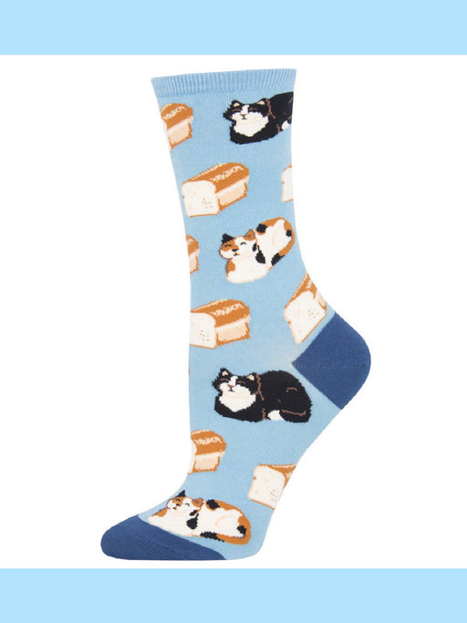 Cat Loaf Women's Crew Socks| Gifts & Accessories | Light Years