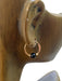 Onyx Beaded Hoops | 14kt Gold Filled Earrings | Light Years Jewelry