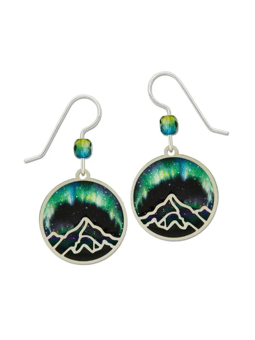 Aurora Borealis Dangles Adajio | Sterling Silver Mountain | Light Years